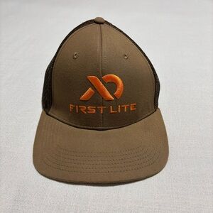 First Lite Trucker Hat | Brown / Black / Orange | OSFA